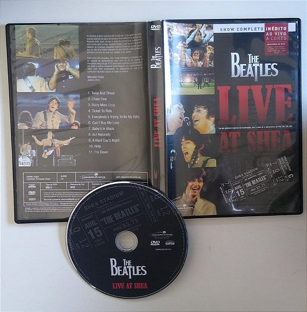 Dvd The Beatles - Live At Shea Editora [usado]