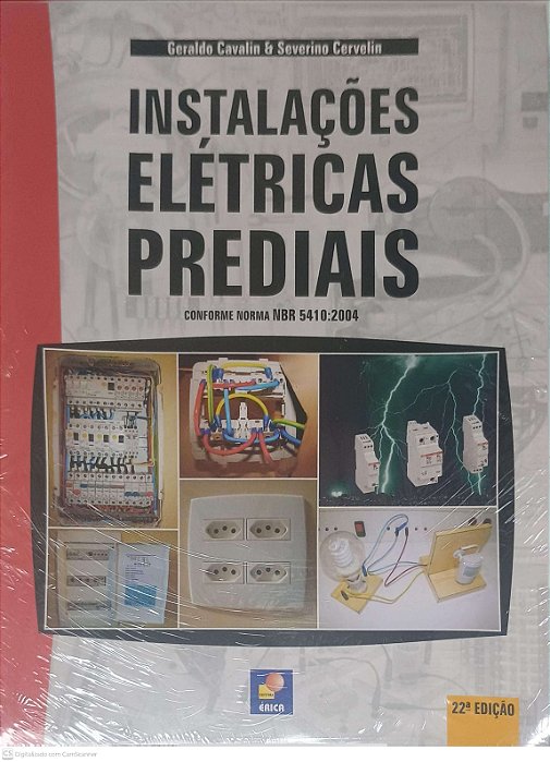 Livro Instalações Eletricas Prediais Autor Cavalin, Geraldo [seminovo]