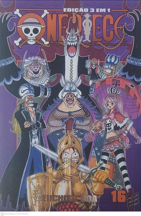 Gibi One Piece #16 Edição 3 em 1 Autor Oda, Eiichiro (2023) [seminovo]