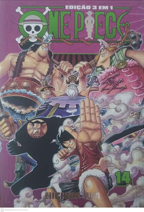 Gibi One Piece #14 Edição 3 em 1 Autor Oda, Eiichiro (2023) [usado]