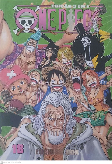 Gibi One Piece #18 Edição 3 em 1 Autor Oda, Eiichiro (2023) [usado]