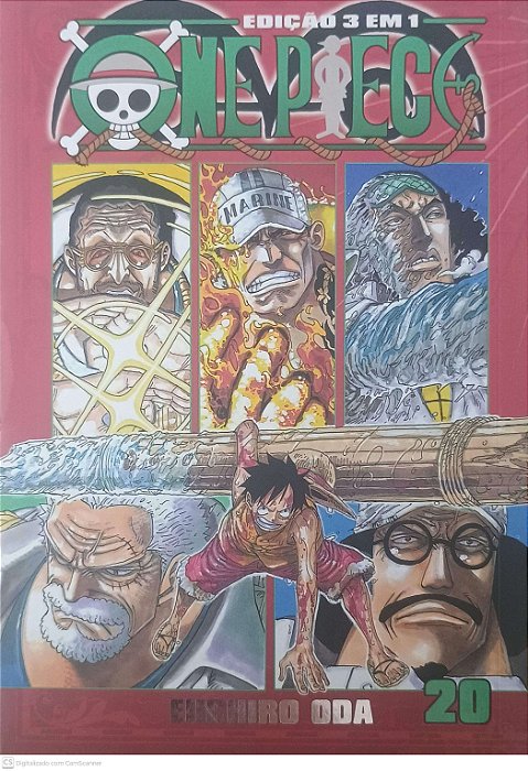 Gibi One Piece #20 Edição 3 em 1 Autor Oda, Eiichiro (2023) [seminovo]