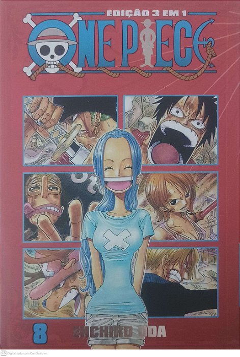 Gibi One Piece #8 Edição 3 em 1 Autor Oda, Eiichiro (2022) [seminovo]