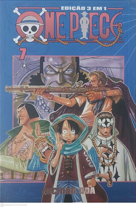 Gibi One Piece #7 Edição 3 em 1 Autor Oda, Eiichiro (2022) [seminovo]
