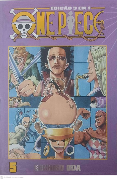 Gibi One Piece #5 Edição 3 em 1 Autor Oda, Eiichiro (2022) [seminovo]