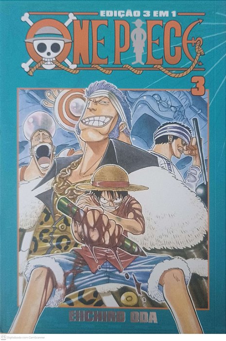 Gibi One Piece #3 Edição 3 em 1 Autor Oda, Eiichiro (2022) [seminovo]