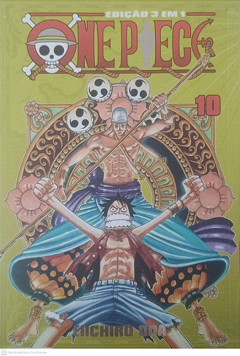 Gibi One Piece #10 Edição 3 em 1 Autor Oda, Eiichiro (2023) [seminovo]