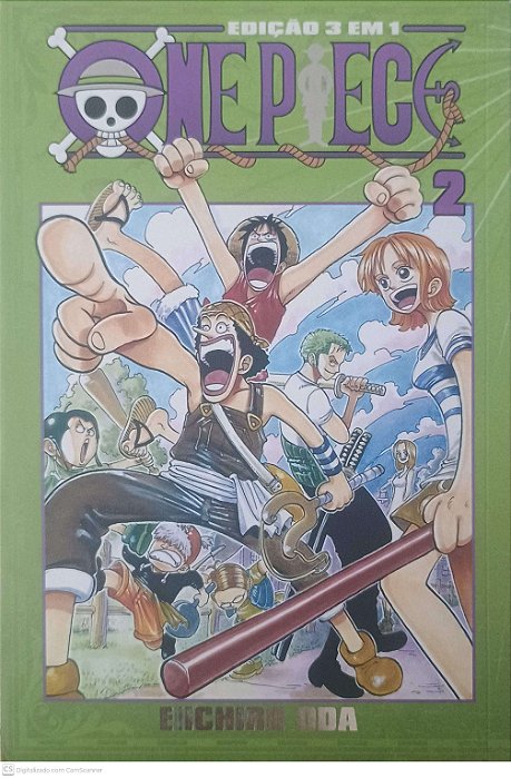Gibi One Piece #2 Edição 3 em 1 Autor Oda, Eiichiro (2022) [seminovo]