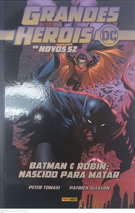 Gibi Batman e Robin: Nascido para Matar Autor Tomasi, Peter (2015) [seminovo]