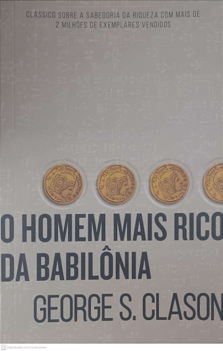 Livro o Homem Mais Rico da Babilonia Autor Clason, George S. (2017) [usado]