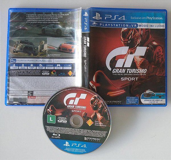 Dvd [jogo Ps4] Gran Turismo Sport Editora Polyphony Digital (2017) [usado]