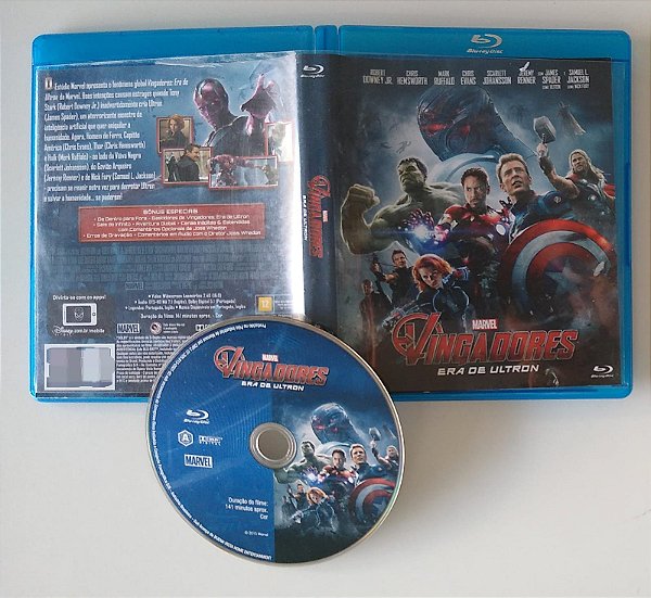 Dvd Vingadores - Era de Ultron [blu-ray] Editora (2015) [seminovo]