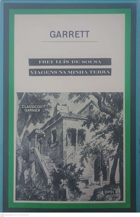 Livro Garret Autor Souza, Frei Luis de [usado]