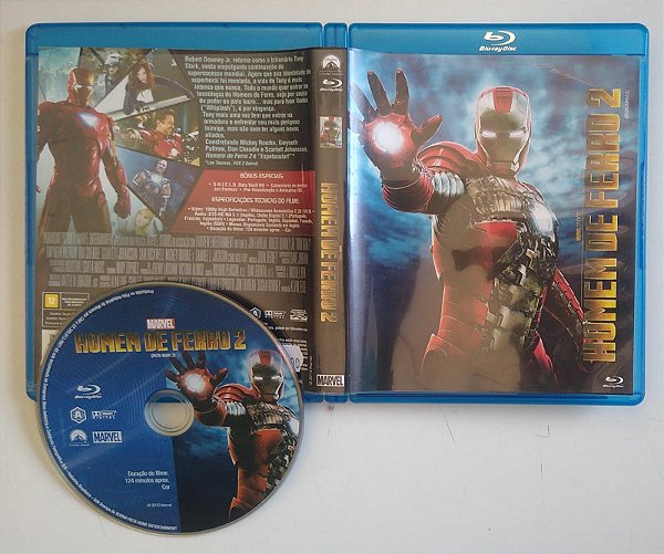 Dvd Homem de Ferro 2 [blu-ray] Editora (2010) [seminovo]