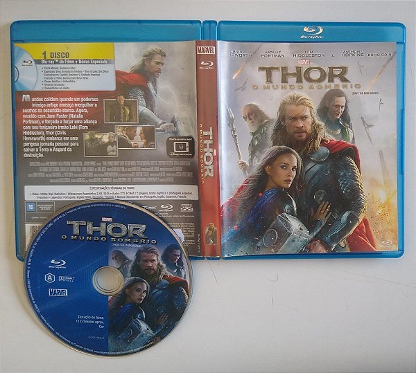 Dvd Thor - o Mundo Sombrio [blu-ray] Editora (2014) [usado]