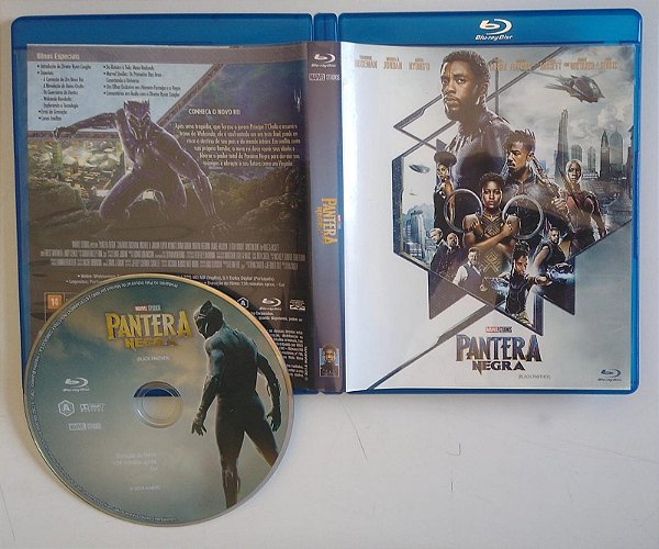 Dvd Pantera Negra [blu-ray] Editora (2018) [usado]