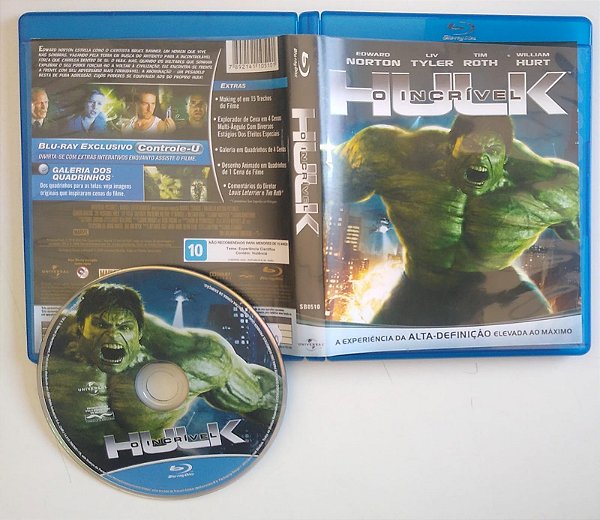 Dvd o Incrível Hulk [blu-ray] Editora (2009) [seminovo]