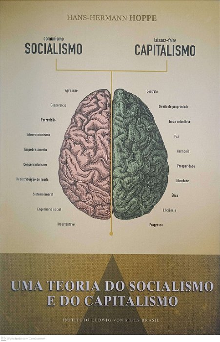 Livro um Teoria do Socialismo e do Capitalismo Autor Hoppe, Hasn-hermann (2013) [seminovo]