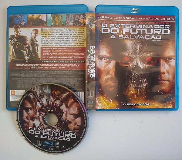 Dvd o Exterminador do Futuro - a Salvação [blu-ray] Editora (2011) [usado]