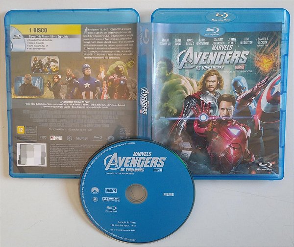 Dvd os Vingadores [blu-ray] Editora (2012) [usado]