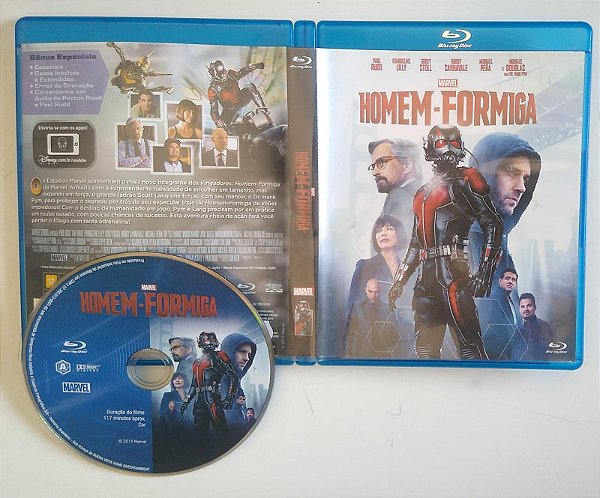 Dvd Homem-formiga [blu-ray] Editora (2015) [seminovo]