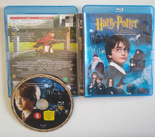 Dvd Harry Potter e a Pedra Filosofal [blu-ray] Editora (2009) [usado]