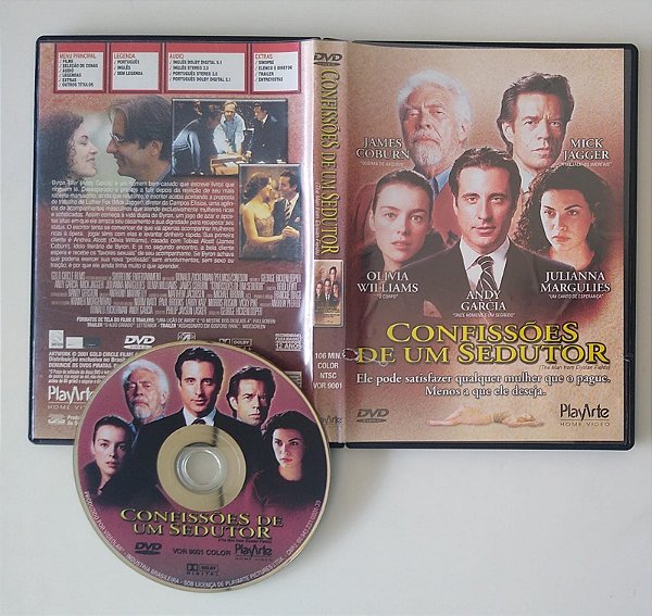 Dvd Confissões de um Sedutor Editora (2001) [usado]