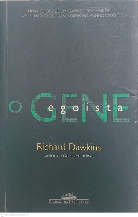 Livro Gene Egoista Autor Dawkins, Richard (2007) [usado]