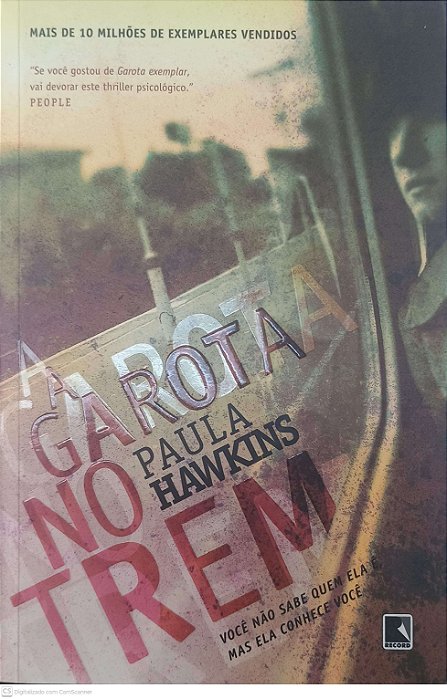 Livro Garota no Trem Autor Hawkins, Paula (2016) [seminovo]