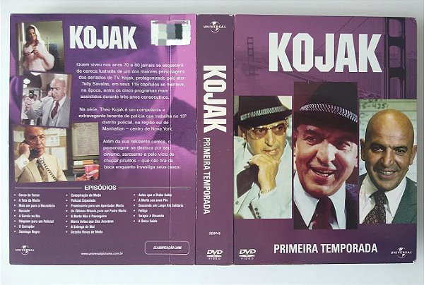 Dvd Kojak - 1ª Temporada (6 Discos) Editora (2004) [usado]