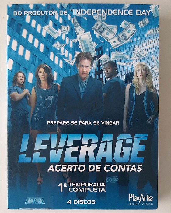 Dvd Leverage - Acerto de Contas (1ª Temporada)(4 Discos) Editora (2009) [usado]