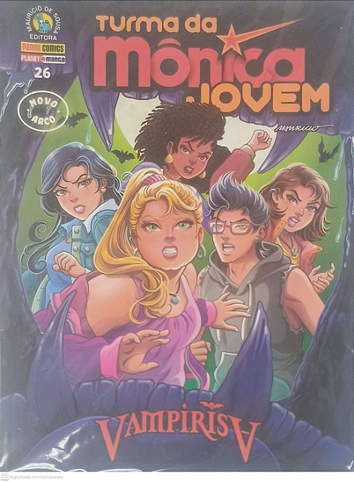 Gibi Turma da Monica Jovem, Vampiris V - Numero #26 Autor Sousa, Mauricio de (2025) [seminovo]