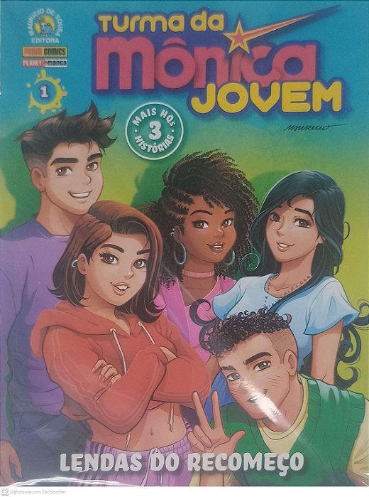 Gibi Turma da Monica Jovem, Lendas do Recomeço - Numero #1 Autor Sousa, Mauricio de (2021) [seminovo]