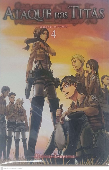 Gibi Ataque dos Titãs Vol #4 Autor Isayama, Hajime (2014) [seminovo]