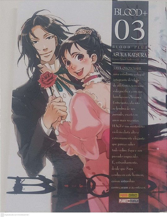 Gibi Blood+ Vol #3 Autor Asuka Katsura (2009) [usado]