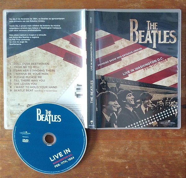 Dvd The Beatles - Live In Washington D.c. Editora [usado]