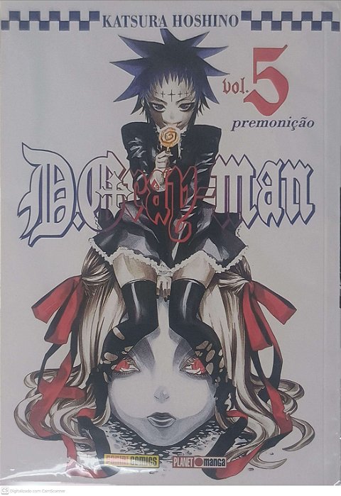 Gibi D.gray-man, Premonição - Nº 5 Autor Hoshino, Katsura (2009) [seminovo]