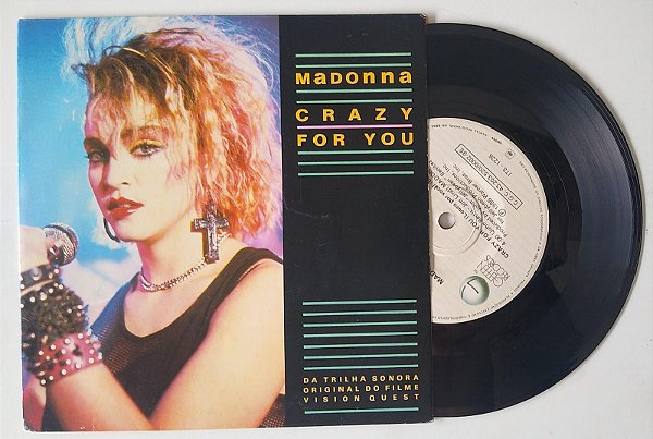 Disco de Vinil Crazy For You [compacto] Interprete Madonna (1985) [usado]