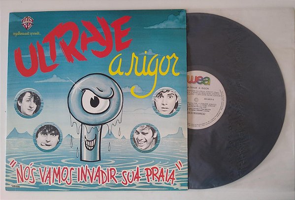 Disco de Vinil Nós Vamos Invadir sua Praia - Lp 1985 Interprete Ultraje a Rigor (1985) [usado]