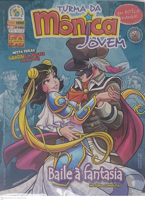 Gibi Nº35 - Turma da Mônica Jovem: Baile À Fantasia Autor Sousa, Mauricio (2011) [seminovo]