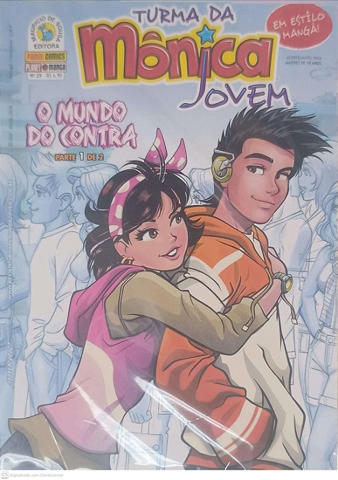 Gibi Nº29 - Turma da Mônica Jovem: o Mundo do contra Autor Sousa, Mauricio de (2010) [seminovo]