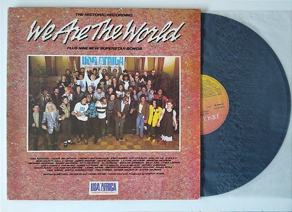 Disco de Vinil We Are The World - Lp 1985 Interprete Usa For Africa (1985) [usado]