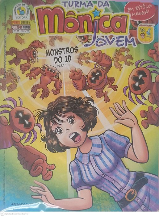 Gibi Nº 15 - Turma da Mônica Jovem: Monstros do Id Autor Sousa, Mauricio de (2009) [seminovo]