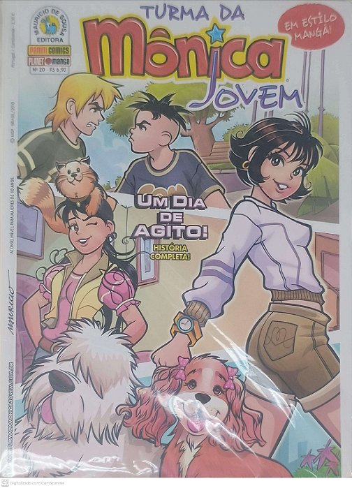 Gibi Turma da Monica Jovem: um Dia de Agito! Autor Sousa, Mauricio de (2010) [seminovo]