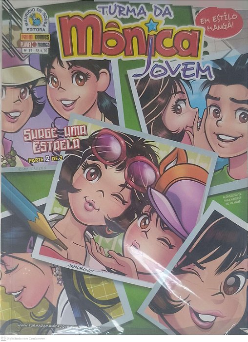 Gibi Nº19 - Turma da Mônica Jovem: Jurge Uma Estrela Autor Sousa, Mauricio de (2010) [seminovo]