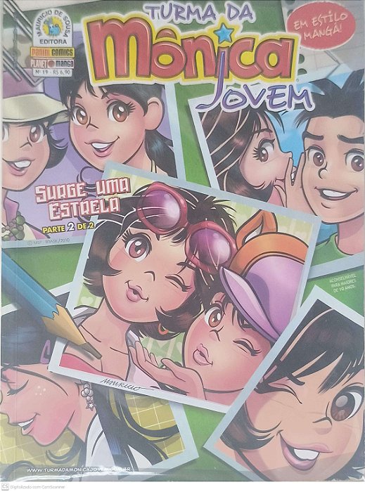 Gibi Turma da Mônica Jovem: Surge Uma Estrela Autor Sousa, Mauricio de (2010) [seminovo]