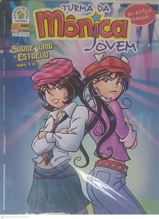 Gibi Nº18 - Turma da Monica Jovem: Surge Uma Estrela Autor Sousa, Mauricio de (2010) [seminovo]