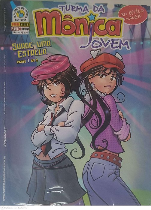 Gibi Nº18 - Turma da Monica Jovem: Surge Uma Estrela Autor Sousa, Mauricio de (2010) [seminovo]