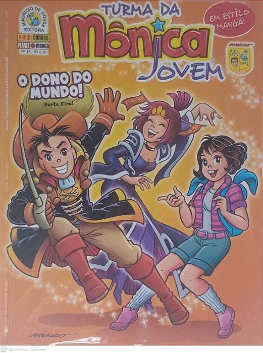 Gibi Nº 14 - Turma da Mônica Jovem: o Dono do Mundo Autor Sousa, Mauricio de (2009) [seminovo]
