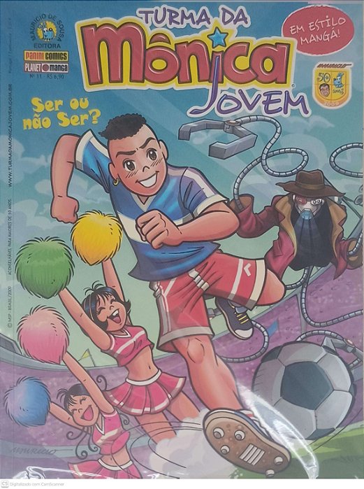 Gibi Nº11 - Turma da Mônica Jovem: Ser ou Não Ser? Autor Sousa, Mauricio de (2009) [seminovo]